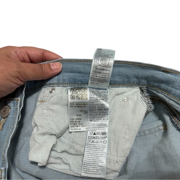 Levi's Blue Jean Shorts Casual Denim Style - Picture 4 of 5